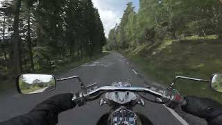 Sveriges finaste motorcykelväg 4K POV Kawasaki Mean Streak [upl. by Yehus]