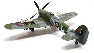 Airfix 172 Hawker Typhoon MkIb Step by Step [upl. by Sara]