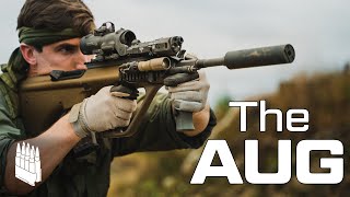 The AUG  AUSTRIAN SERVICE RIFLE the best bullpup ever made [upl. by Nadabus]