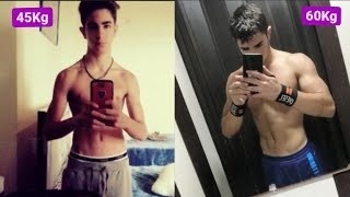 1 Year Natural Body Transformation 1617  Calisthenics  Skinny To Ripped [upl. by Sonitnatsnoc]