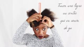 Tuto Coiffure Cheveux Naturel blakiabeauty [upl. by Aliza]