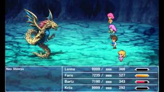 Final Fantasy V Steam  Neo Shinryu No Rapid Fire No Jumping [upl. by Latsyk]