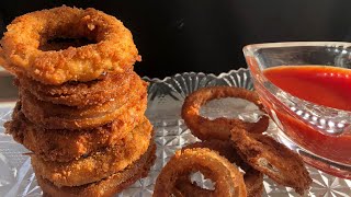 crispy onion ringsonion rings recipe by TastyTreats [upl. by Eusebio]