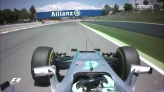 Spanish GP 2016 F1 Hamilton amp Rosberg massive crash Analysis Whos to blame [upl. by Adamok186]