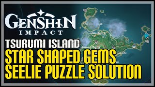 Star Shaped Gems Electro Seelie Puzzle Solution Genshin Impact [upl. by Nev]