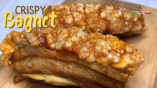 PUTOK SARAP CRISPY BAGNET Recipe  TALSIK NO MORE  Crispy Lechon Kawali [upl. by Oiramej]