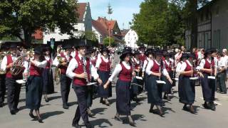 Fanfarenzug Löwen Baienfurt Festumzug 2 [upl. by Asin341]