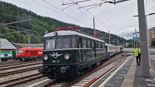 Einfahrt des Sonderzug 16461 am 09062024 in Mürzzuschlag [upl. by Mackie]