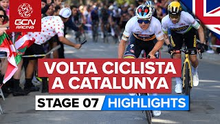 Punchy Circuit Provides Launchpad For Attacks  Volta A Catalunya 2023 Highlights  Stage 7 [upl. by Natanhoj]