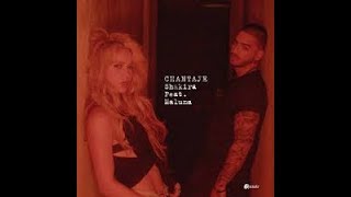 shakira chantaje feat maluma lyrics [upl. by Ahsrav]