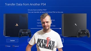 Przeniesienie danych z PS4PS4 PRO Pierwsze uruchomienie [upl. by Annuaerb]