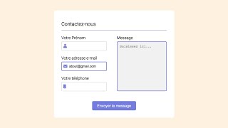 Comment Faire Un Formulaire dInscription Avec Validation Basique en HTML CSS Bootstrap 5 JavaScript [upl. by Middleton]