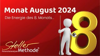 Monat August 2024  Macht amp Ohnmacht Geburtstagskinder und Urlaubstipps als Inhalte der Numerologie [upl. by Adnahsal]