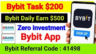 Bybit App Se Paise Kaise KamayeBybit account createBybit referral codeBybit app kaise use kare [upl. by Whitver]