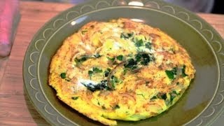 Spinach amp Ricotta Fritatta  Breakfast Recipes Using Ricotta Cheese [upl. by Enairda5]