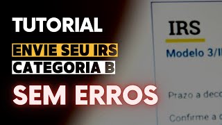 Preencher Declaração de IRS  Trabalhador Independente [upl. by Nyliret277]