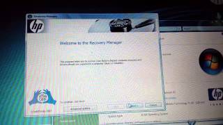 Przywracanie ustawień fabrycznych HP Pavilion dv9705ea Windows VISTA Recovery Manager  ForumWiedzy [upl. by Lunt]