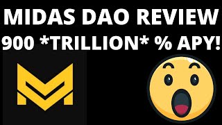 INTRODUCING MIDAS DAO CROWN 900 TRILLION  APY MIDAS DAO REVIEW [upl. by Suoirrad]