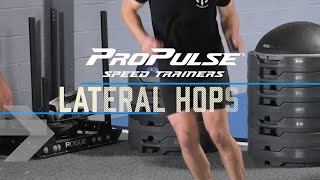 Training with ProPulse® Speed Trainers Lateral Hops [upl. by Adnilema]