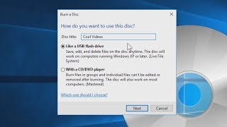 Windows 10 How to burn CDs and DVDs [upl. by Liagabba387]