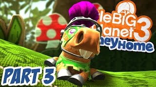 LittleBigPlanet 3  The Journey Home 100 Walkthrough Part 3  Spring Time in the Gardens  LBP3 PS4 [upl. by Roxana742]