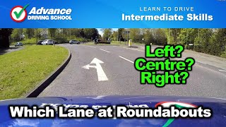 Which Lane At Roundabouts  Learn to drive Intermediate skills [upl. by Eveivenej]