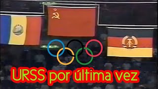 Última vez que se escuchó el himno de la URSS en las olimpiadas [upl. by Cypro]