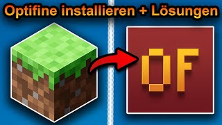 OptiFine installieren für Minecraft 2024  optifine installieren geht nicht Lösungen einfach [upl. by Slifka130]