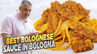 Searching for the BEST BOLOGNESE SAUCE in Bologna [upl. by Mose]