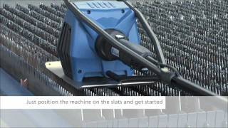 TRUMPF TruTool TSC 100 Laser Slat Cleaner [upl. by Alarick387]