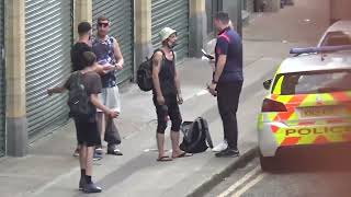 Tameside Police Stop amp Search Find Nothing Ashton Under Lyne England UK 2022 [upl. by Griggs]