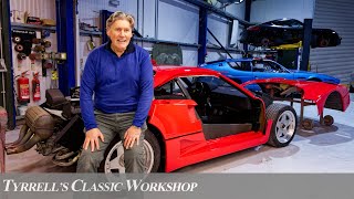 Conserving History Ferrari F40 Part 4  Beautiful Paintwork  Tyrrells Classic Workshop [upl. by Yttik571]