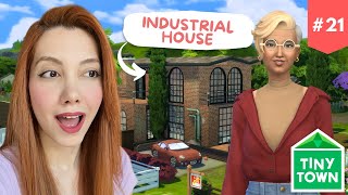 Furnishing Annies Industrial House  The Sims 4 Tiny Town Challenge Part 21 [upl. by Gustave]