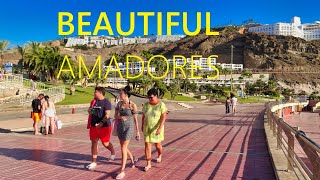 Playa Amadores GRAN CANARIA Spain 2024 🇪🇸 🔴 NEW Walking Tour in Canary Islands 4K UHD [upl. by Sivia]