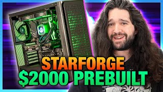 2000 Starforge PreBuilt Gaming PC Review Horizon II Ultra Benchmarks [upl. by Uball862]