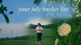 how to romanticize july before it ends  bucket list ideas [upl. by Erminie]