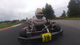 2024 Motomaster Canadian Karting Championship Briggs Sr Heat 1 [upl. by Doll309]