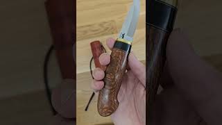 Puukko with Lacewood by Journeyman Smith Stuart Smith [upl. by Anastasie620]