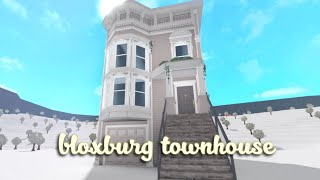 building a TOWNHOUSE in bloxburg [upl. by Neevan789]