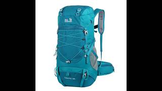 145 Factory outdoor mountaineering bag 50L large capacity nylon backpack for travel camping hiking [upl. by Nnail729]