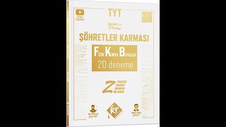 KR Akademi TYT Şöhretler Karması Fizik Kimya Biyoloji 20 Deneme [upl. by Ferdinand]