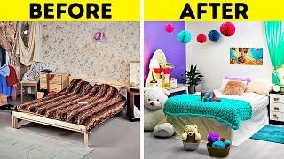 Easy Ways To Upgrade Your Bedroom  Cool Home Organizing And Decorating Hacks [upl. by Yrolg279]