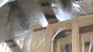 Smoke duct test AKA Fog machine duct test [upl. by Adnalro653]