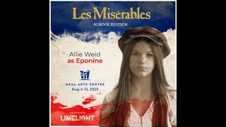 Les Mis Part Eponine  quotOn My Ownquot amp quotA Little Fall of Rain Eponines Deathquot  August 2023 [upl. by Enelrahs]