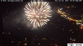 Durango Colorado 4th of July Fireworks 2019 [upl. by Cristionna]