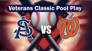 Peltz Co Spartans vs Westco Zephyrs Veterans Classic Pool Play [upl. by Latashia]