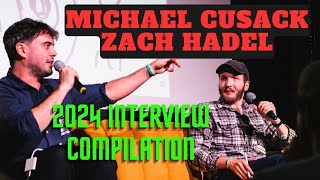 Zach Hadel and Michael Cusack talking Smiling Friends season 2 2024 interview compilation [upl. by Suilenrac]