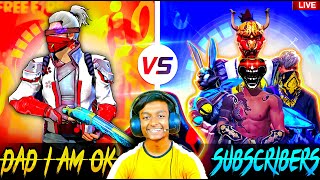 🌿FREE FIRE LIVE🌿PLAYING 1 VS 6 KHATARNAK😎CUSTOM ROOM GAME PLAY 🎮🎯 ON LIVE  GARENA FREE FIRE [upl. by Sasnett906]