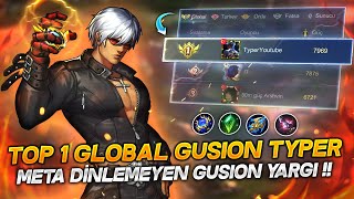 TOP 1 GLOBAL GUSION TYPER  META DİNLEMEYEN GUSION YARGI [upl. by Yrral]