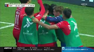 Gol de P López  Tepatitlán 21 Correcaminos  Jornada 9  Apertura 2023  Liga BBVA Expansión MX [upl. by Kubis]